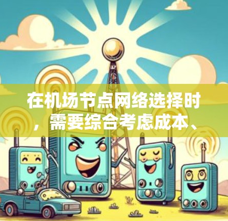 在机场节点网络选择时，需要综合考虑成本、可靠性、灵活性、扩展性和可扩展性等多方面的因素。以下是一步步的建议