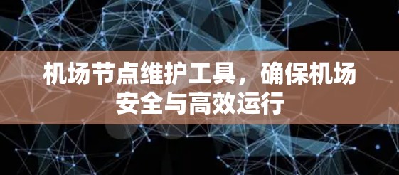 机场节点维护工具，确保机场安全与高效运行