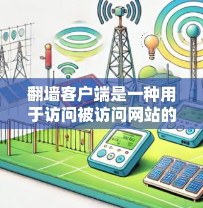翻墙客户端是一种用于访问被访问网站的工具，通常通过下载客户端来实现。以下是使用翻墙客户端的步骤指南