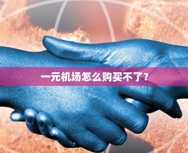 一元机场怎么购买不了？