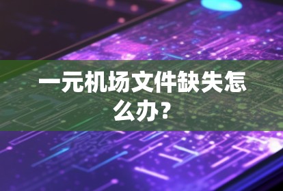 一元机场文件缺失怎么办？
