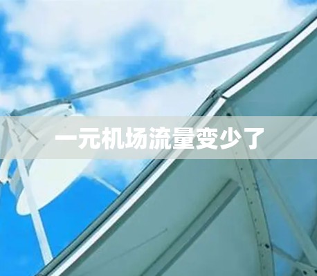 一元机场流量变少了 一元机场流量变少了